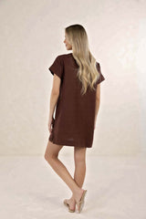 Yana Dress Chocolate