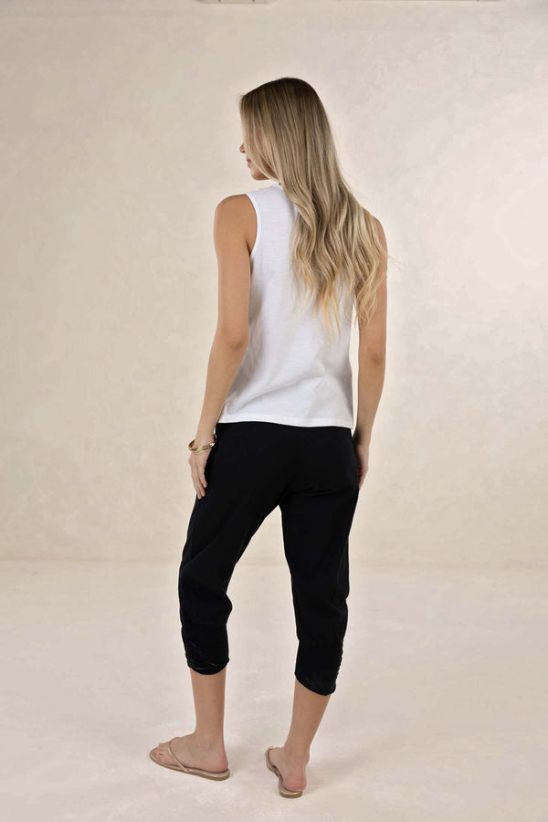Kaia V Neck White