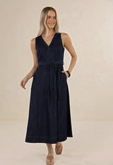 Ivy Denim Midi Dress