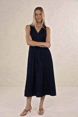 Ivy Denim Midi Dress