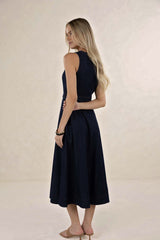 Ivy Denim Midi Dress