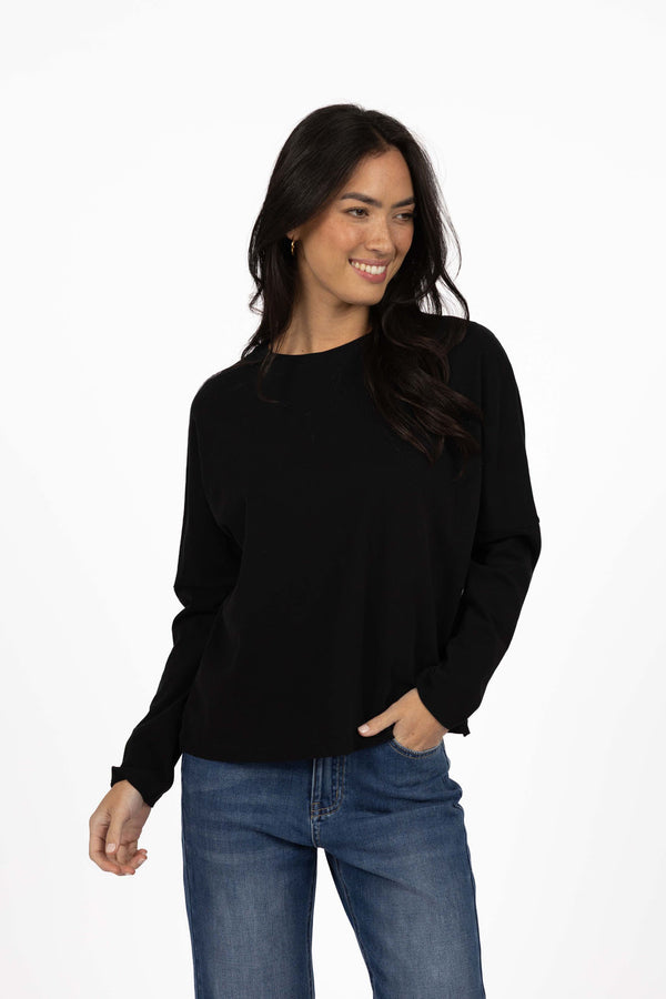 Wildfire Long sleeve Tee  Black