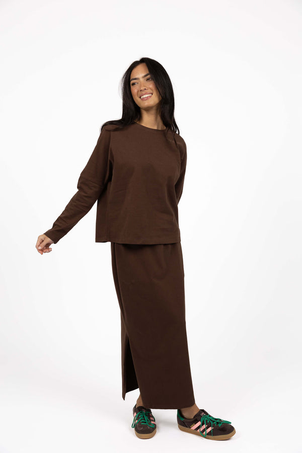 Banter Skirt Chocolate