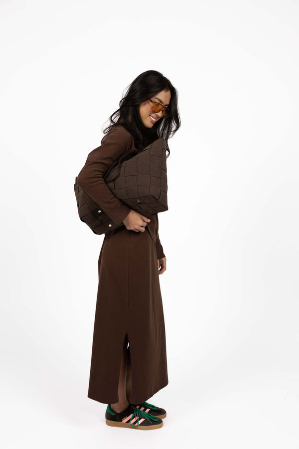 Banter Skirt Chocolate