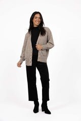 Riley Knit Cardigan Hazelnut