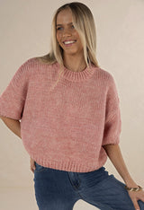 Alora Top Raspberry