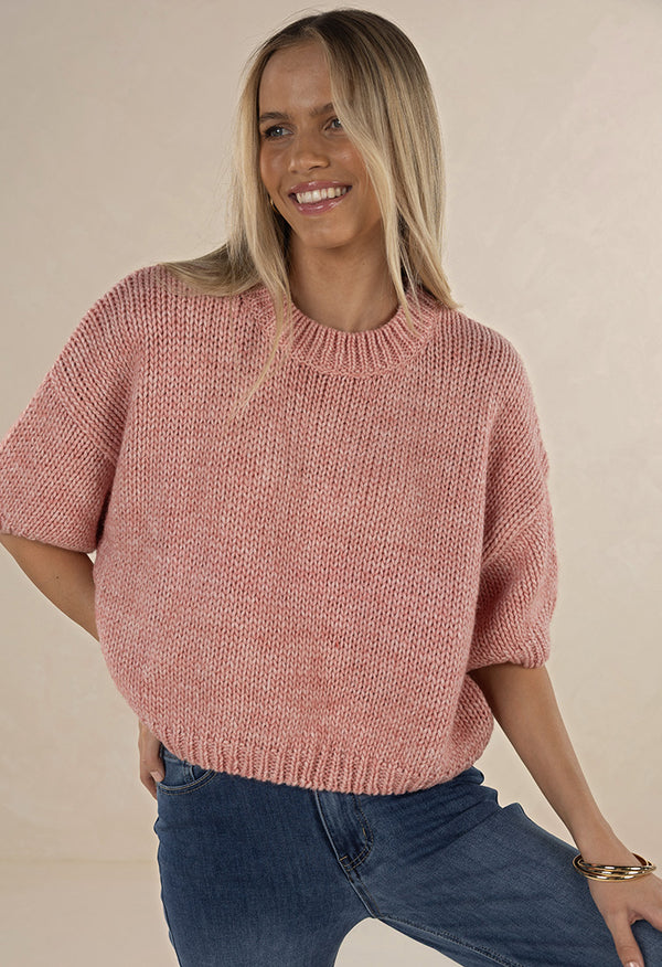 Alora Top Raspberry