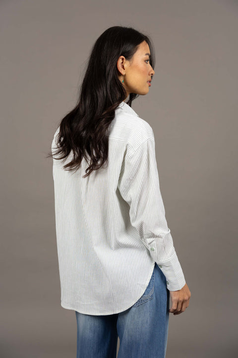 Nala Striped Shirt Green