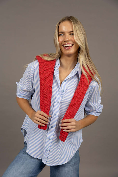 Nala Striped Shirt Blue