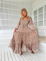 JAASE-Harlowe Print Lace Teresa Maxi Dress