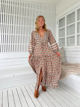 JAASE-Harlowe Print Lace Teresa Maxi Dress