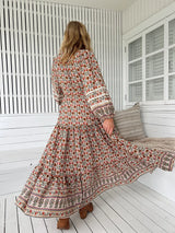 JAASE-Harlowe Print Lace Teresa Maxi Dress