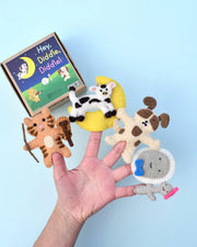 Tara Treasures- Hey Diddle Diddle Finger Puppet Set