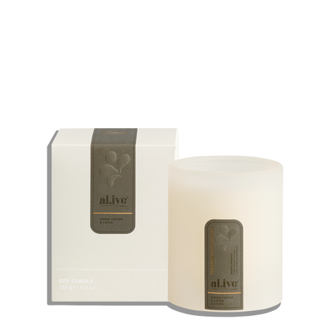 Soy candle - Green Pepper Lotus