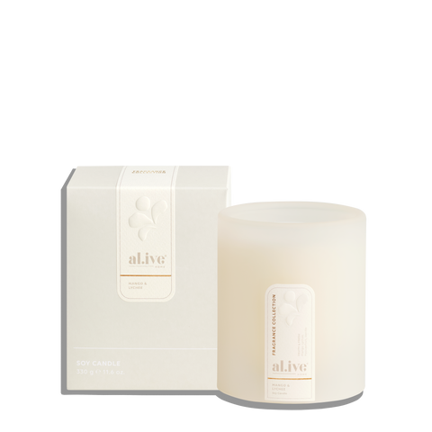 Soy candle - mango & lyche