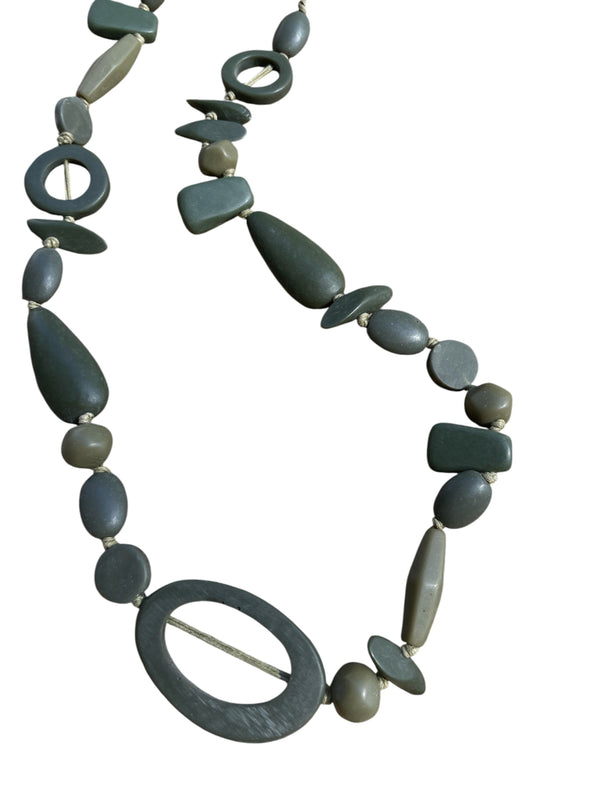 Resin Multi Shape Bead necklace