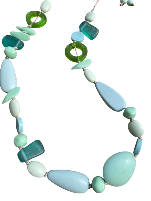 Resin Multi Shape Bead necklace