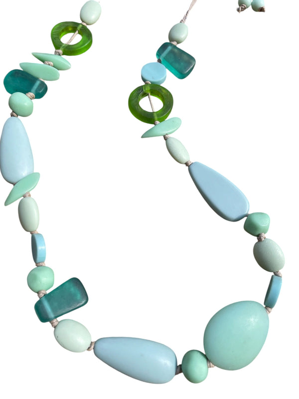 Resin Multi Shape Bead necklace