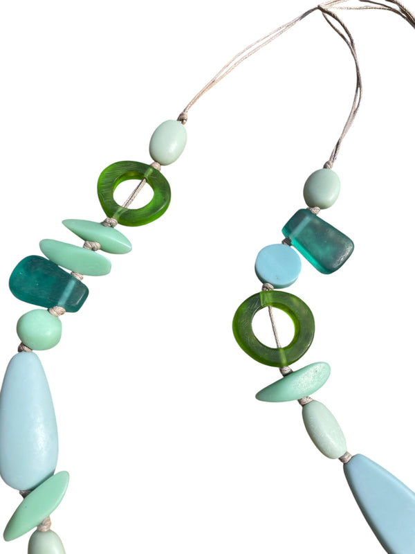 Resin Multi Shape Bead necklace