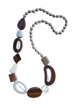 Resin and Timber Bead necklace