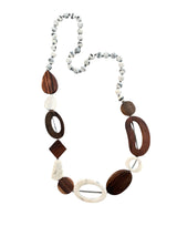 Resin and Timber Bead necklace