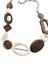 Resin and Timber Bead necklace