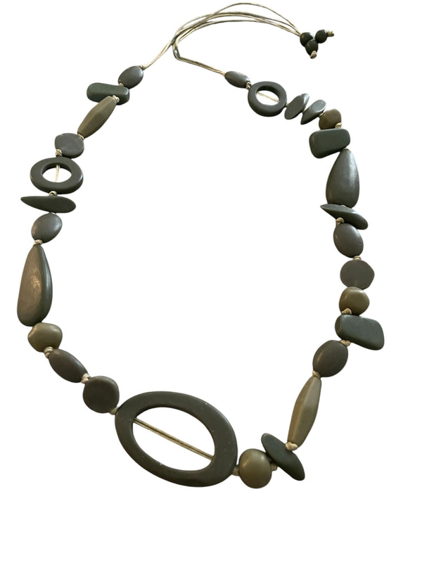 Resin Multi Shape Bead necklace
