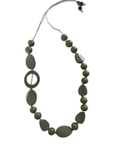 Resin Two Tone Beaded necklace