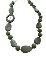 Resin Two Tone Beaded necklace