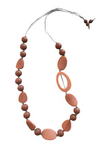 Resin Two Tone Beaded necklace