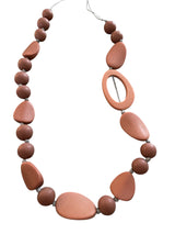 Resin Two Tone Beaded necklace