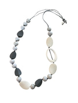 Resin Two Tone Beaded necklace