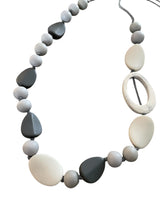 Resin Two Tone Beaded necklace