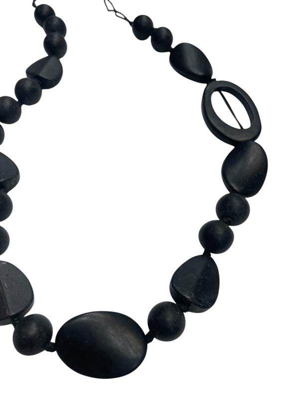 Resin Two Tone Beaded necklace
