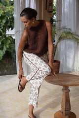 Vintage Tales Pant Choc/Cream