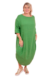 Donna Donna-Camille Dress | Green