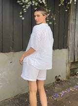 Worthier the Label-Ella Linen Shorts