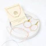 LOVE LUNAMEI-Inspiration Bracelet Pink and Gold
