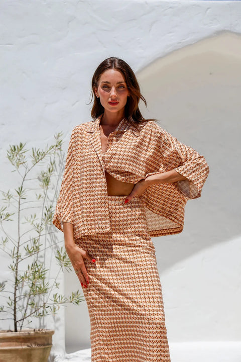 Helinski Brown Skirt