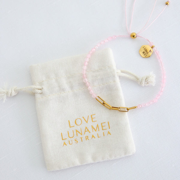 Rose Quartz Mei Bracelet