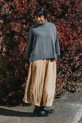 Eadie Linen Pants in Fine Houndstooth