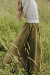 Lucie Linen Maxi Skirt