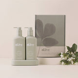 Compact bathroom duo wash  lotion  Ivory Bloom