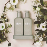 Compact bathroom duo wash  lotion  Ivory Bloom