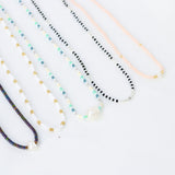 Inspiration Necklace Silver, Black and White