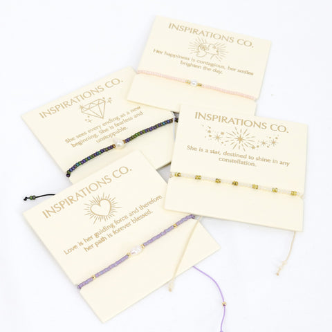 Inspiration Bracelet Silver, Black and White