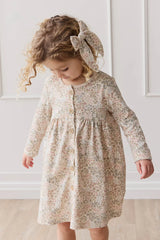 Jamie Kay-Organic Cotton Poppy Dress - April Glacier