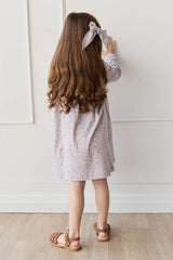 Jamie Kay-Organic Cotton Poppy Dress - Lulu Bloom Iris