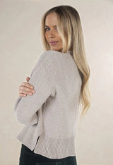 Chenille Jumper Light Grey