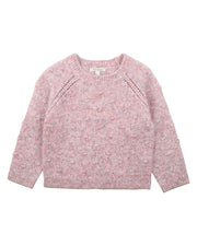 Fox & Finch- LILAC MARL SPOT KNITTED JUMPER 3-5 Years
